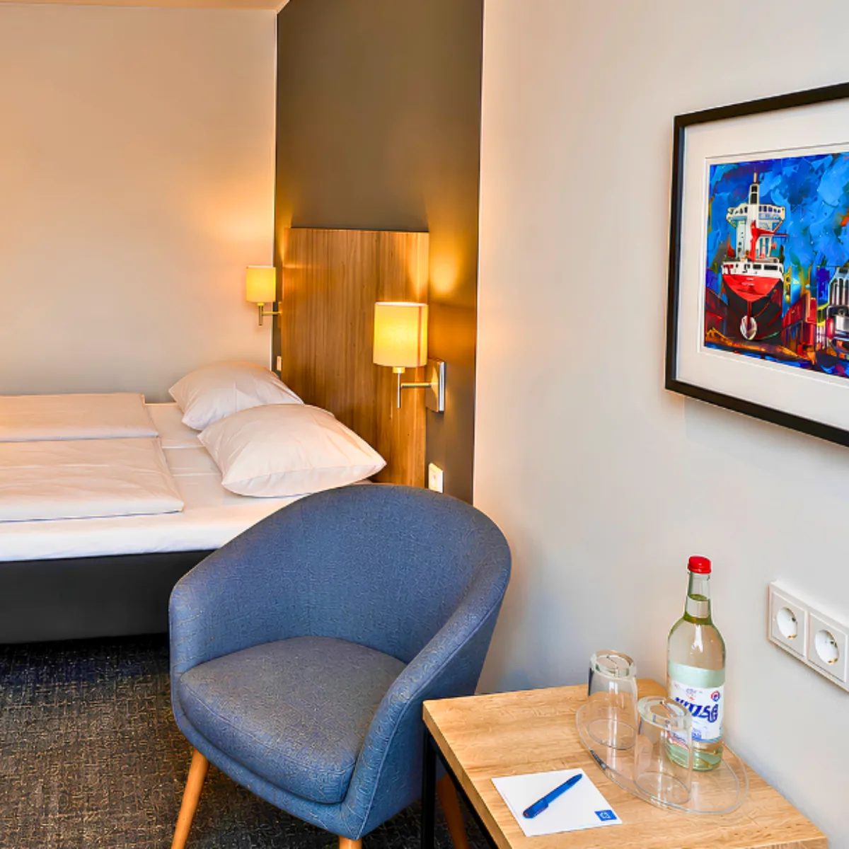 Doppelzimmer im EGON Hotel Hamburg