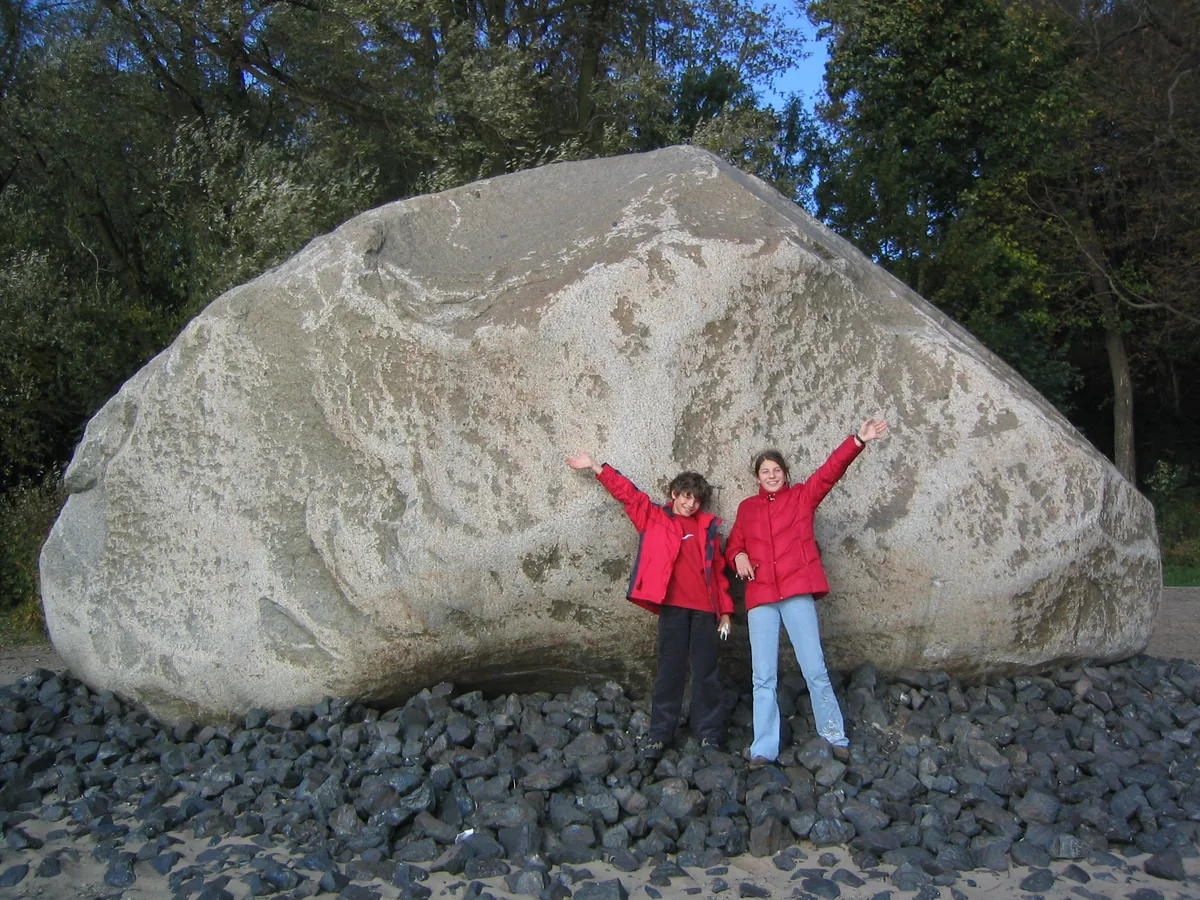 Alter Schwede · gigantischer Findling an der Elbe